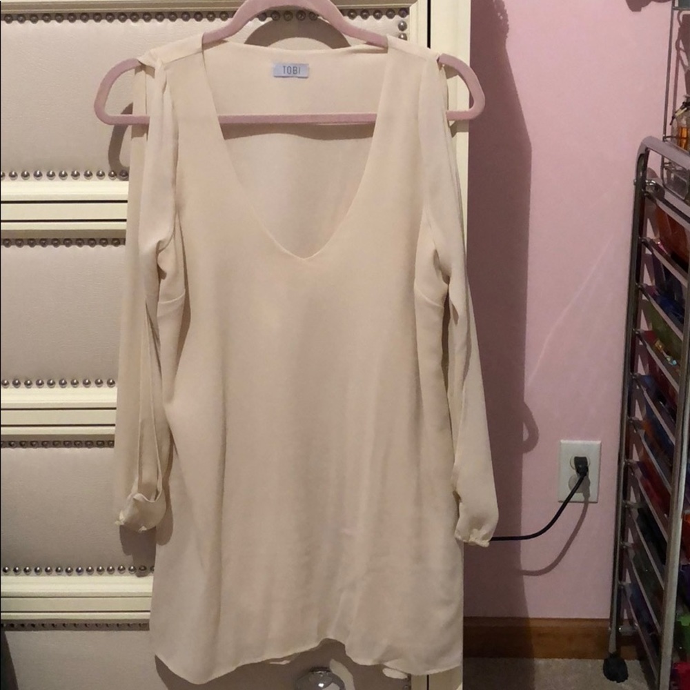 Tobi arm slit dress